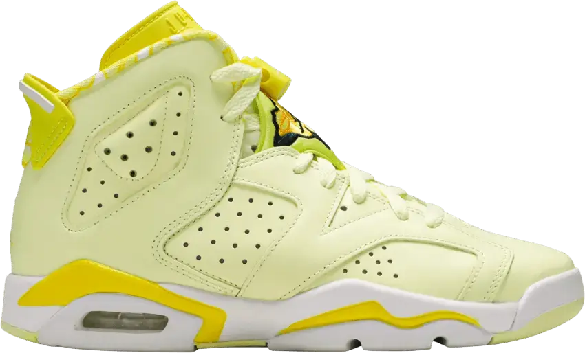  Jordan 6 Retro Dynamic Yellow Floral (GS)