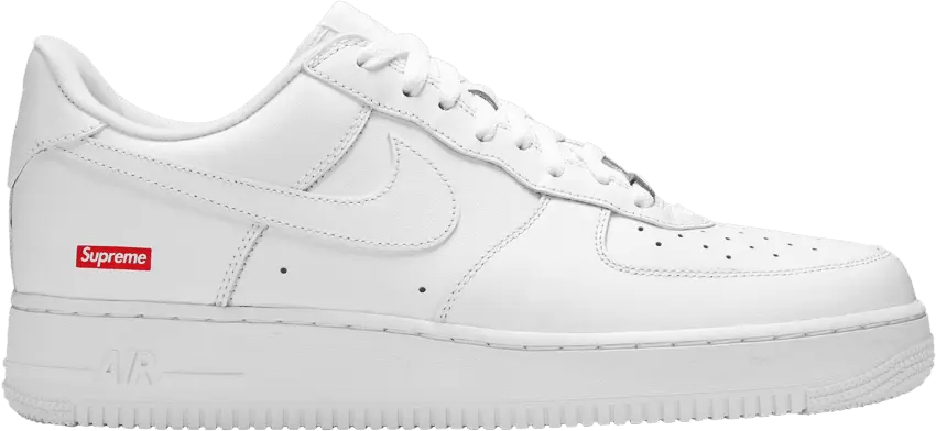  Nike Air Force 1 Low Supreme White