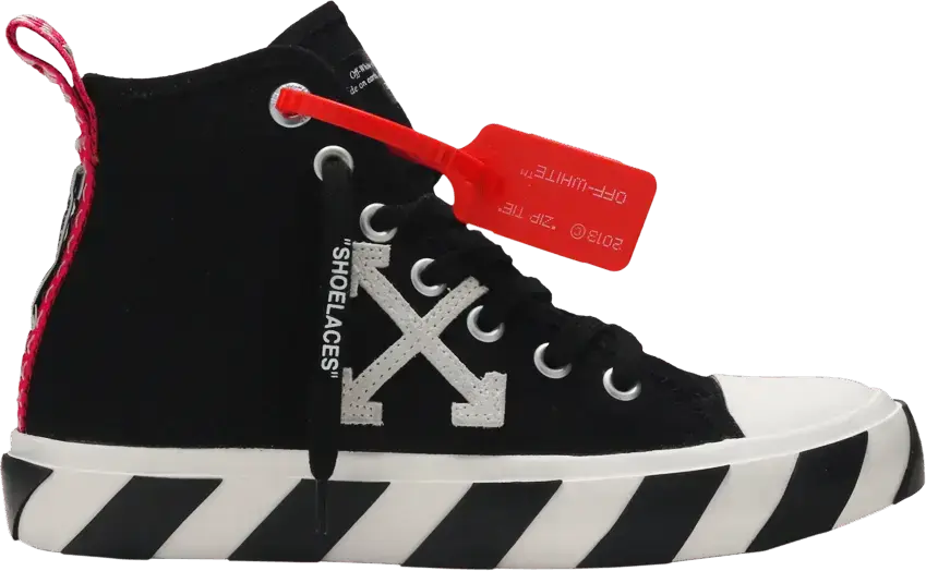  Off-White Vulc Sneaker Mid &#039;Black White&#039;