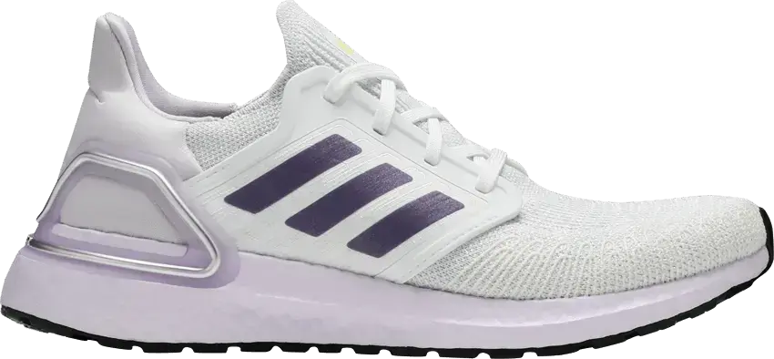  Adidas adidas Ultra Boost 20 White Tech Purple (Women&#039;s)