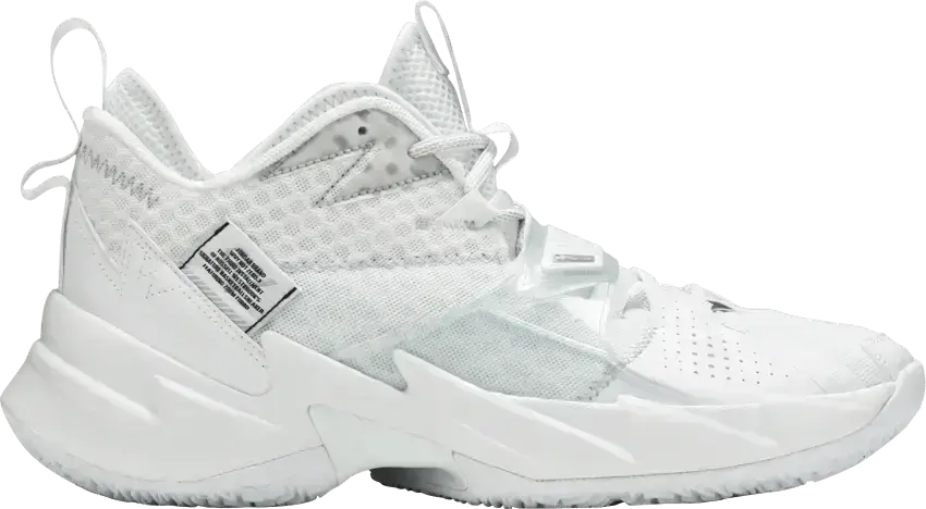  Jordan Why Not Zer0.3 PF &#039;Triple White&#039;