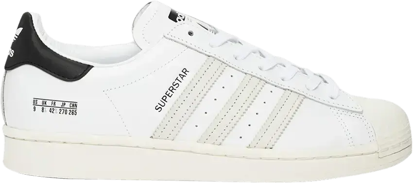  Adidas Superstar &#039;Size Tag - Cloud White&#039;