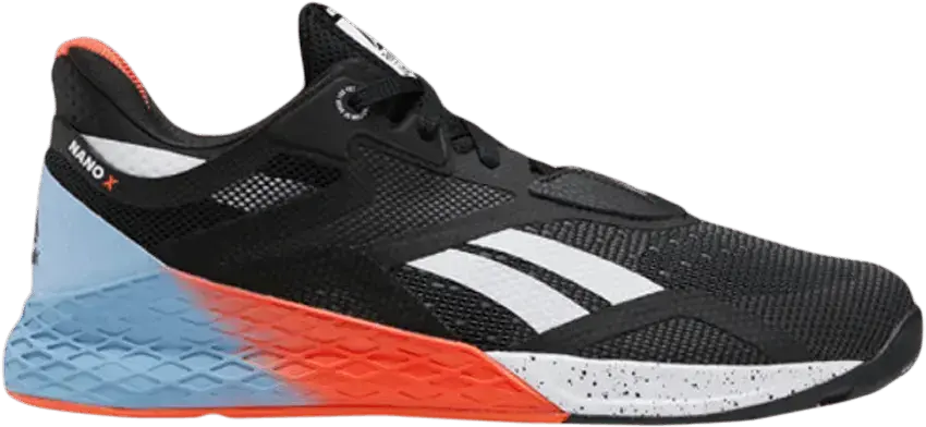  Reebok Nano 10 Black Vivid Orange