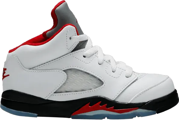  Jordan 5 Retro Fire Red Silver Tongue (2020) (TD)