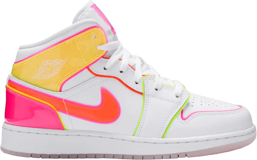  Jordan 1 Mid Edge Glow (GS)