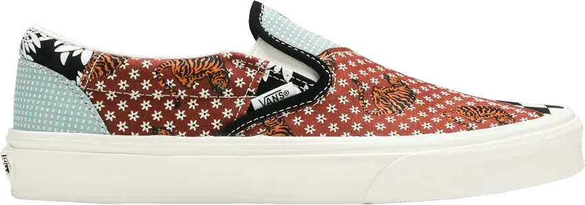  Vans Slip-On Tiger Patchwork