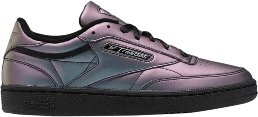  Reebok Wmns Club C 85 &#039;Black Iridiscent&#039;