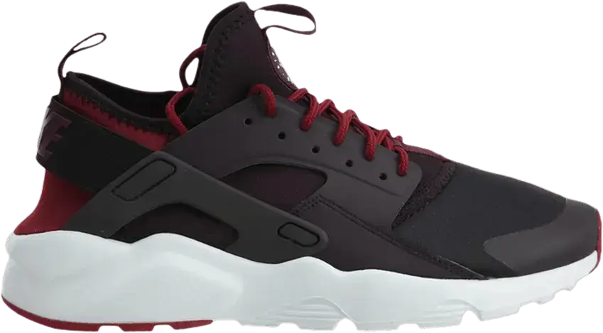  Nike Air Huarache Run Ultra Port White/Bordeaux-Noble Red