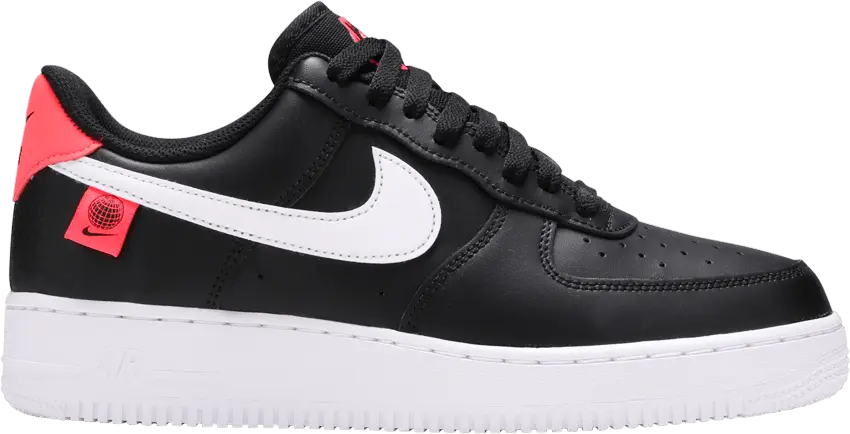  Nike Air Force 1 Low Worldwide Black Flash Crimson White