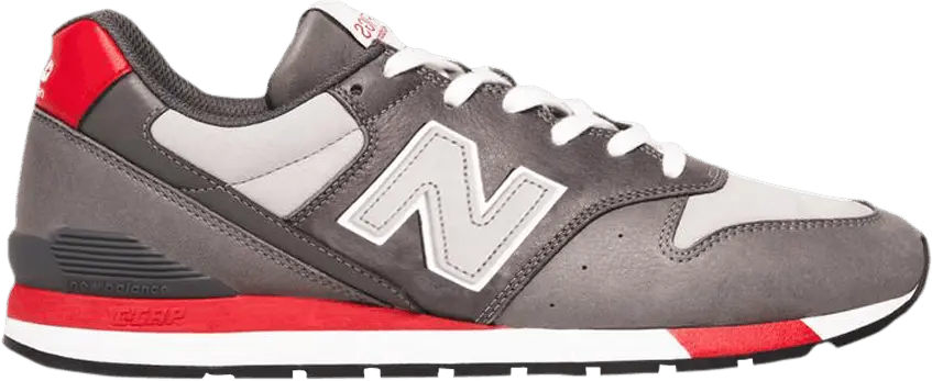  New Balance FIGS x 996 &#039;Charcoal Red&#039;