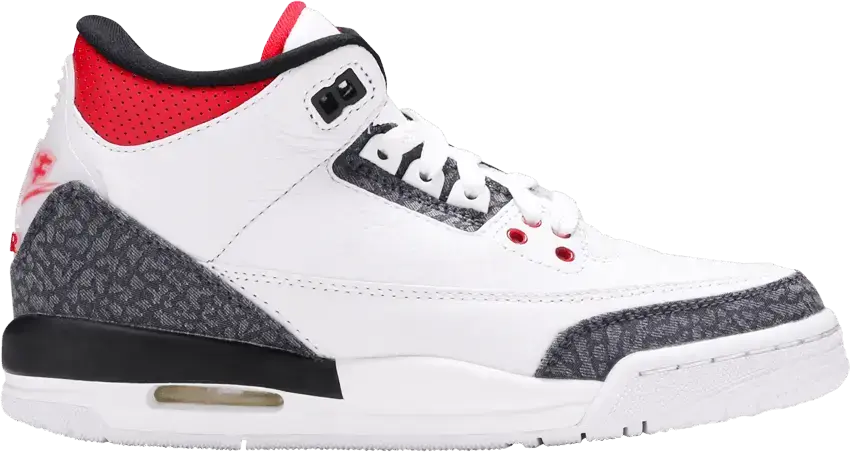  Jordan 3 Retro SE-T JP Fire Red Denim (GS)