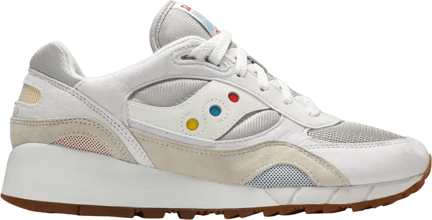  Saucony Shadow 6000 White Multi-Color (Billy&#039;s)