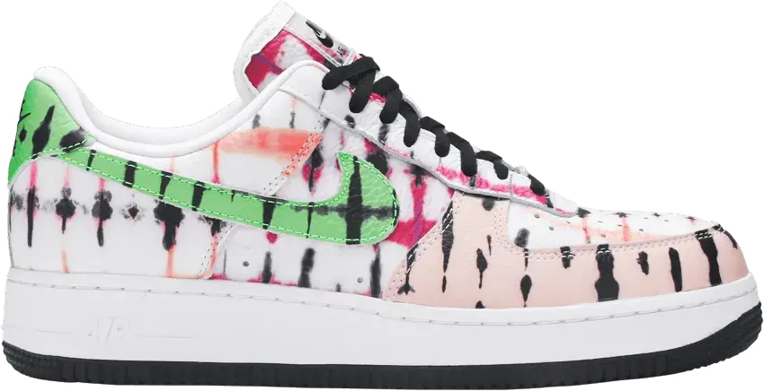  Nike Air Force 1 Low Black Tie Dye (Women&#039;s)