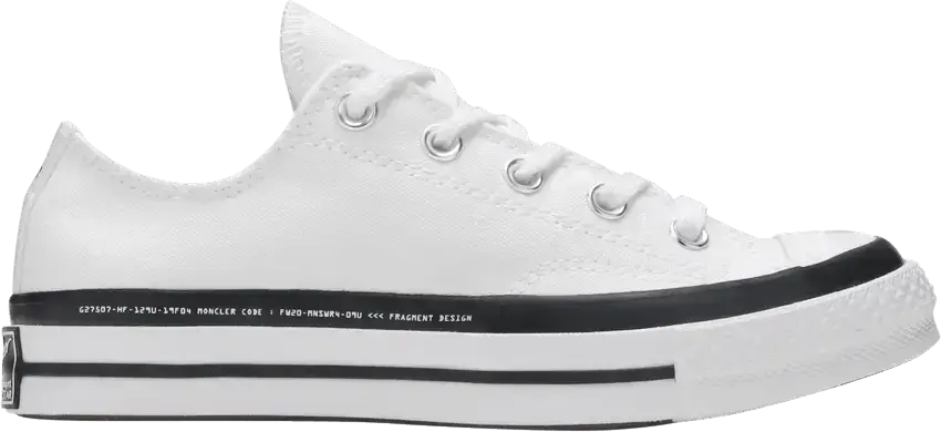  Converse Chuck Taylor All-Star 70 Ox Moncler Fragment White