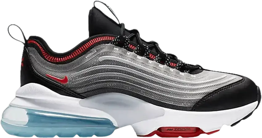  Nike Air Max ZM950 White Black Chile Red (GS)