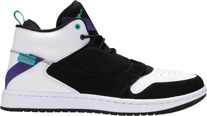  Jordan Fadeaway Black White Grape