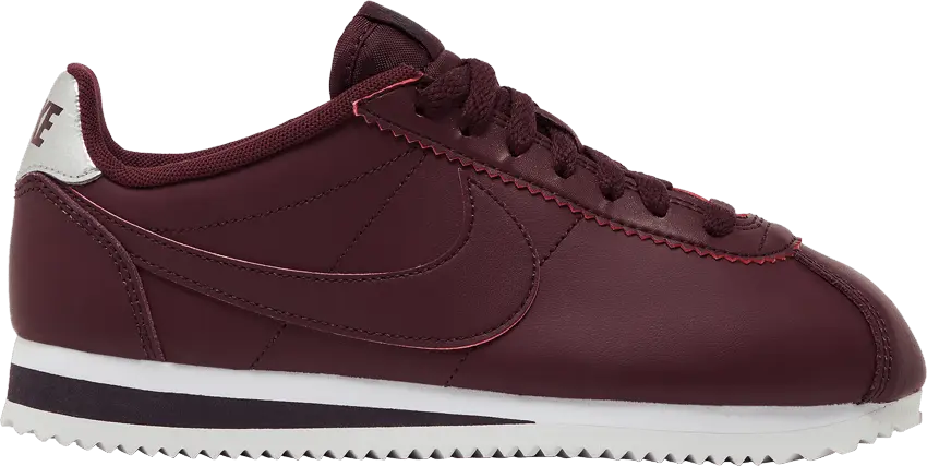  Nike Wmns Classic Cortez Leather &#039;Night Maroon&#039;