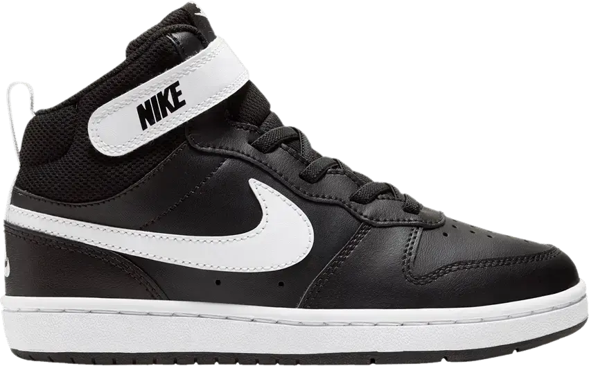  Nike Court Borough Mid 2 PS &#039;Black White&#039;