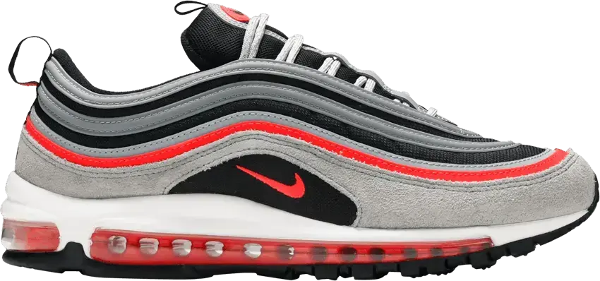  Nike Air Max 97 Wolf Grey Radiant Red