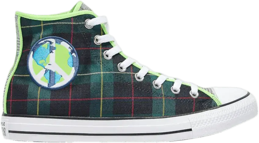  Converse Chuck Taylor All-Star Hi World Peace Green Red