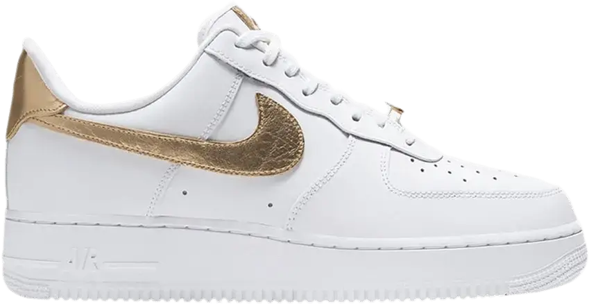  Nike Air Force 1 Low White Metallic Gold (2020)