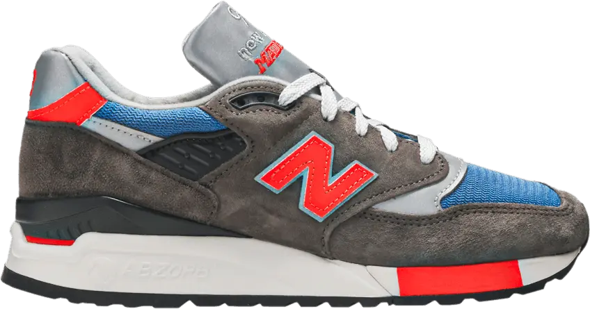  New Balance J. Crew x 998 Made in USA &#039;Grey Blue Orange&#039;