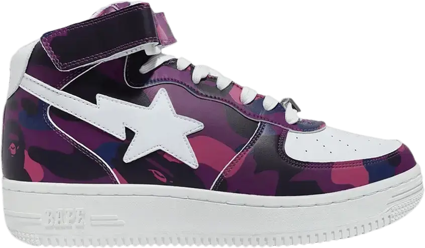  A Bathing Ape Bape Sta Mid Camo Purple