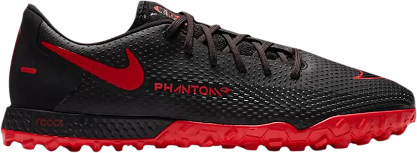 Nike React Phantom GT Pro Turf &#039;Black Chile Red&#039;