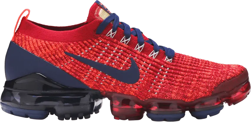 Nike Air VaporMax Flyknit 3 Noble Red Blue Void