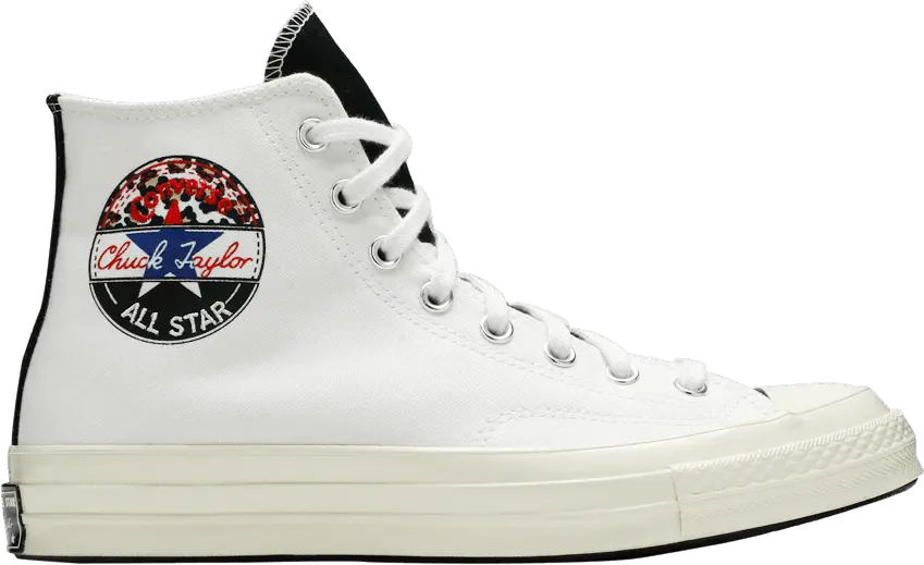  Converse Chuck 70 Hi Logo Play White University Red