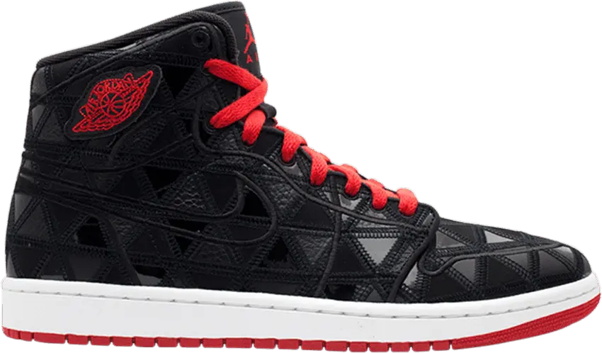  Jordan 1 Retro J2K Black Varsity Red