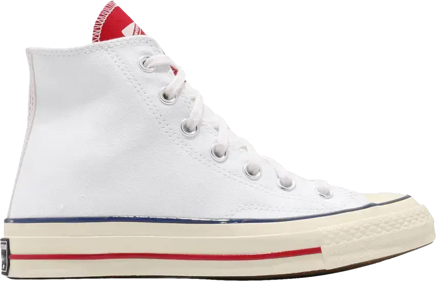 Converse Chuck Taylor All-Star 70 Hi Twisted Tongue White Red