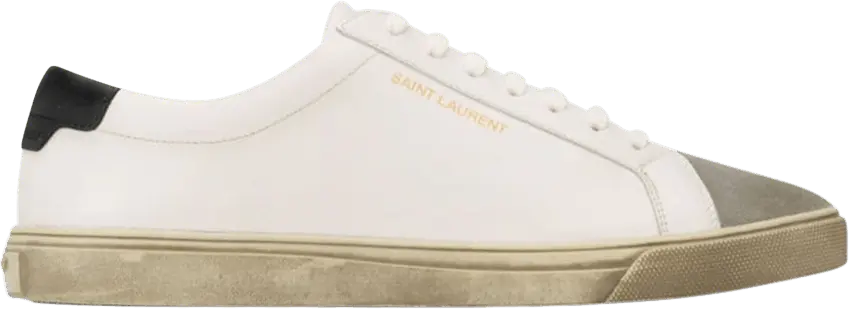  Saint Laurent Andy Low &#039;Aged - White Black&#039;