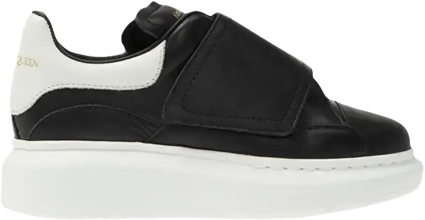  Alexander Mcqueen Alexander McQueen Oversized Grip-Strap Sneaker Kids &#039;Black White&#039; 2020