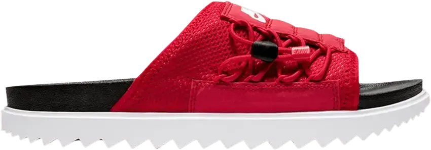  Nike Asuna Slide Black Red White (Women&#039;s)