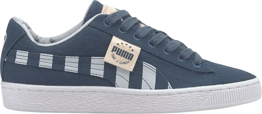  Puma Basket Canvas Jr &#039;TIme 4 Change - Dark Denim&#039;