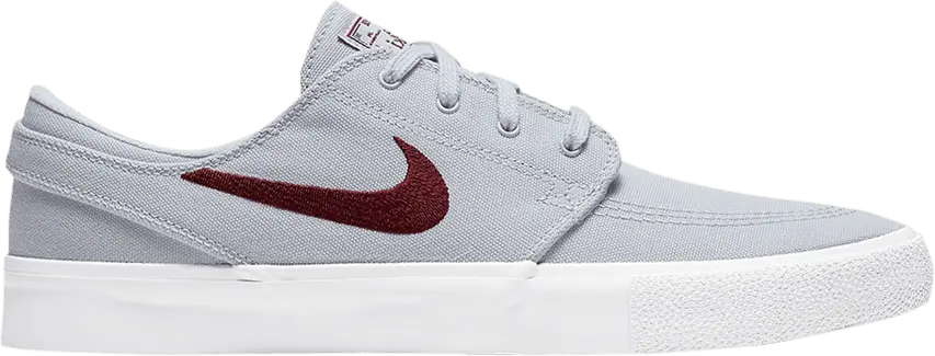  Nike SB Zoom Stefan Janoski Canvas RM Sky Grey Night Maroon