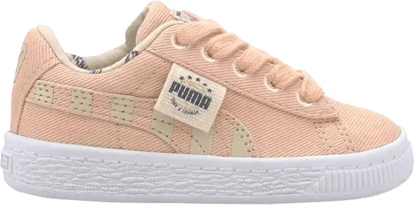  Puma Basket Canvas Infant &#039;Time 4 Change - Pink Sand&#039;