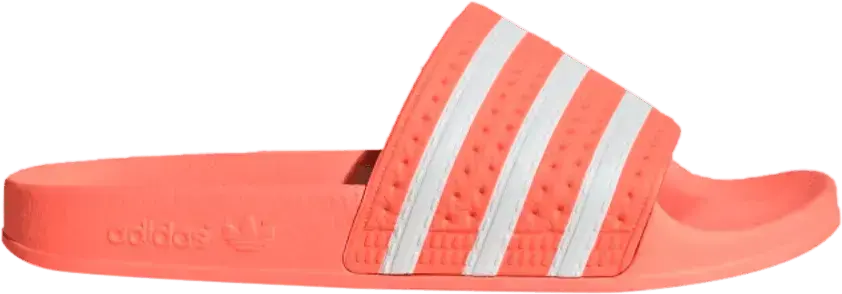  Adidas Wmns Adilette Slides &#039;Semi Flash Orange&#039;