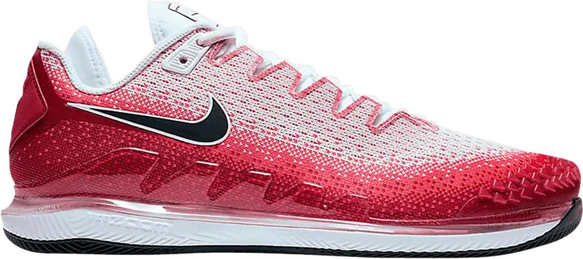  Nike Court Air Zoom Vapor X Knit HC &#039;Crimson Gym Red&#039;