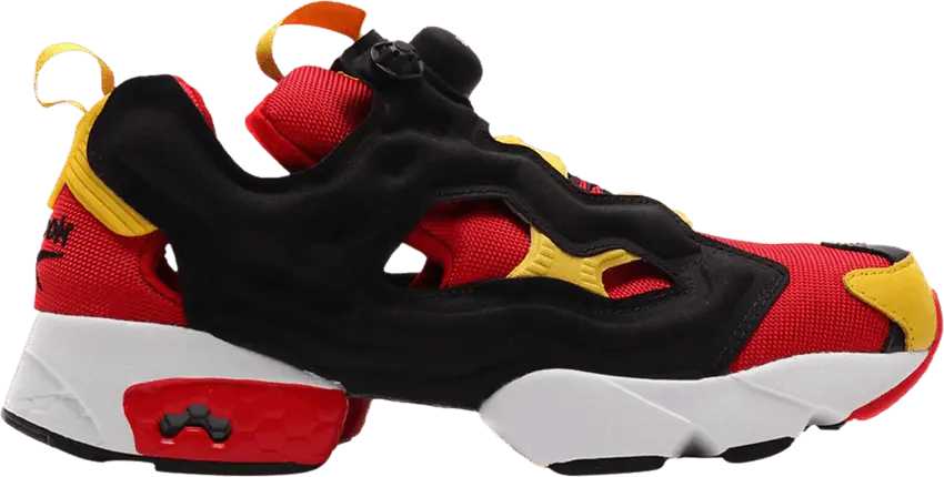  Reebok Instapump Fury Scarlet Toxic Yellow