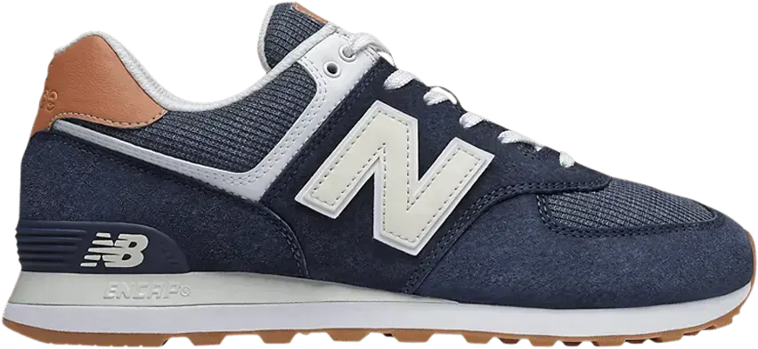  New Balance 574 Natural Indigo Faded Mahogany