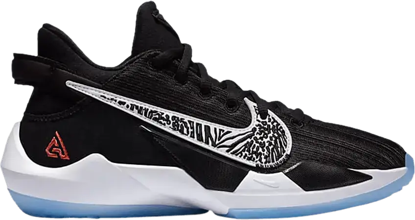  Nike Zoom Freak 2 Black White (GS)