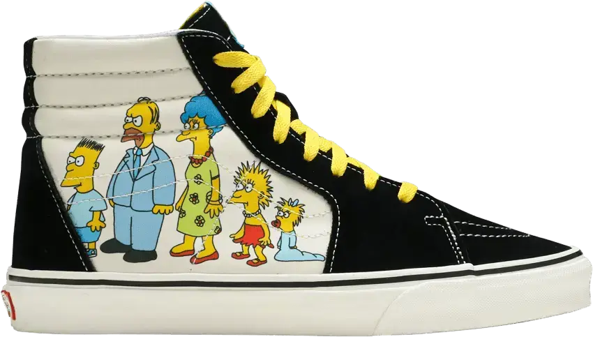  Vans The Simpsons x Sk8-Hi &#039;Simpsons Family 1987-2020&#039;