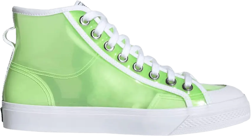  Adidas adidas Nizza Hi Jelly Signal Green (Women&#039;s)