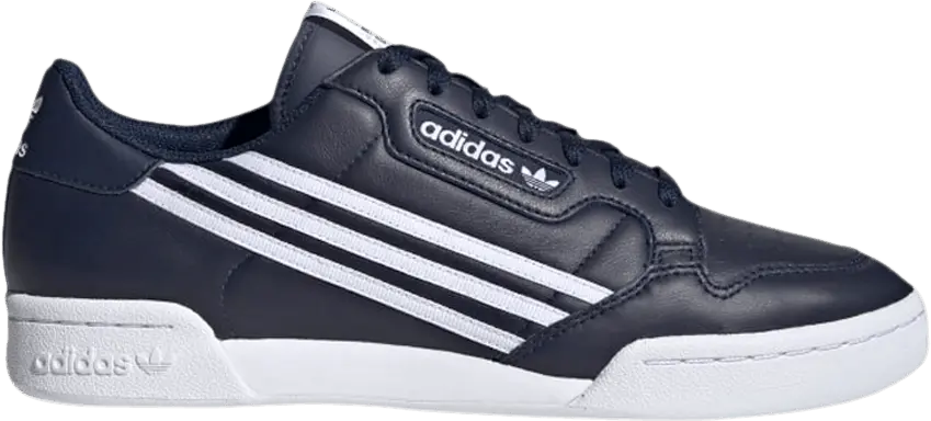  Adidas Continental 80 &#039;Three Stripes - Collegiate Navy&#039;