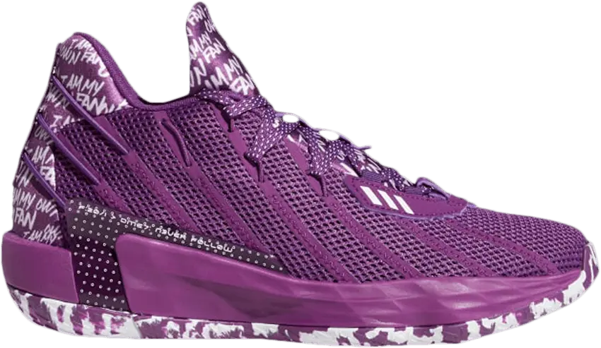  Adidas Dame 7 &#039;I Am My Own Fan - Glory Purple&#039;