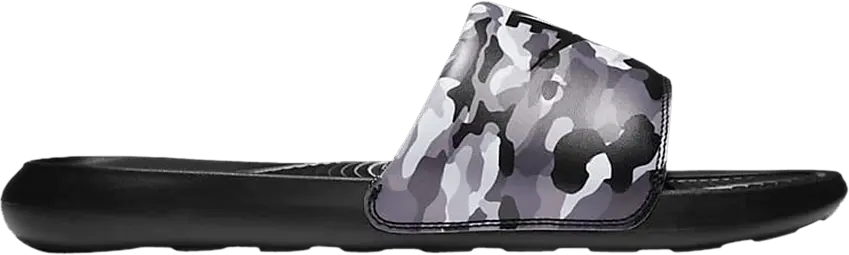  Nike Victori One Printed Slide &#039;Camo - Black Grey&#039;
