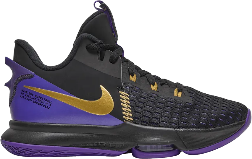  Nike LeBron Witness 5 EP &#039;Lakers&#039;