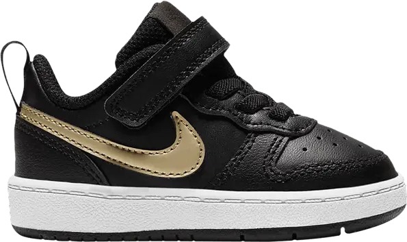  Nike Court Borough Low 2 TD &#039;Black Metallic Gold Star&#039;